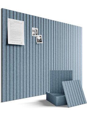 12-Pack 30cm x 30cm Large Felt Bulletin Board, Dusty Blue Felt Pin Boards